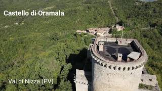 Drone sul Castello di Oramala  Val di Nizza PV [upl. by Ahsyad755]