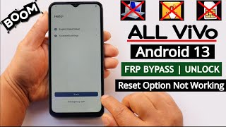 All Vivo Android 13 FRP BypassUnlock Without PC  Reset Not Working  No Pin Lock Sim Card 2024 [upl. by Mehala]