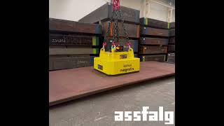 Electropermanent Lifting Magnet EPMH 25 magnets heavylifting liftingsolution materialhandling [upl. by Laval]