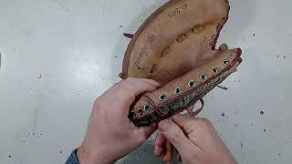 Catcher´s mitt restoration [upl. by Ainesy]