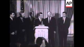 SYND 5169 PRESIDENT NIXON ANNOUNCES APPOINTMENTS TO DEPARTMENT OF STATE [upl. by Georgianna867]