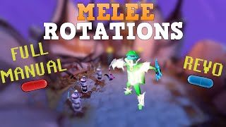 Revo and Full Manual Melee DPS Rotations  Runescape 3 [upl. by Nosydam781]