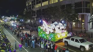 Mardi Gras weekend kicks off in New Orleans 2024 💜💛💚 mardigras [upl. by Fast]