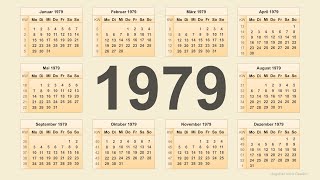 Kalender 1979 [upl. by Nork912]