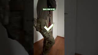 Open a Door in CQB military army airsoftshorts airsoftmilsim airsoftrifles [upl. by Yart]