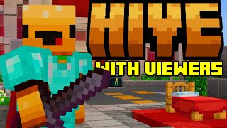 🔴HIVE LIVE  Playing With Viewers  Minecraft [upl. by Enaht167]