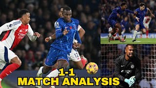 DISSAPOINTING RESULT CHELSEA 11 ARSENAL BREAKDOWN [upl. by Nivanod]