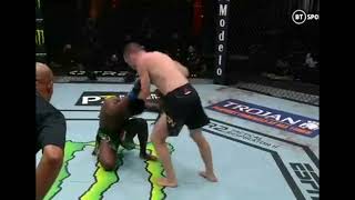 Petr Yan vs Aljamain Sterling Controversial Illegal Knee amp Disqualification at UFC 259 [upl. by Chitkara]