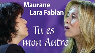 Tu es mon autre  Moranne et Lara Fabian  Cover Framboise et Mj  Karaoké Jpierre Jp💚💝🌷🌷🌷 [upl. by Mcloughlin]