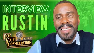 Colman Domingo Rustin Interview How Is This His First Lead Role in a Film [upl. by Susan]