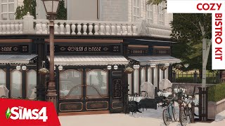 COZY BISTRO  The Sims 4 Cozy Bistro kit [upl. by Mallen]