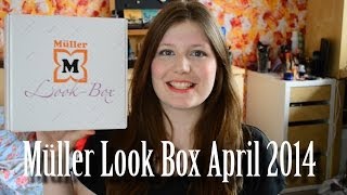 Müller Look Box April 2014 [upl. by Nnylatsirk]