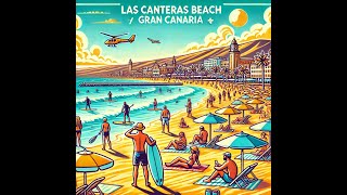 Las Canteras Beach  Gran Canaria Spain  Stunning Coastal Paradise [upl. by Legnalos876]