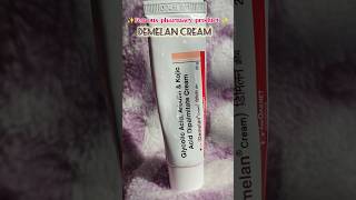 Demelan cream review ✅❤️ pigmentationdark areas acne mark treatment skincare pharmacy ytshorts [upl. by Barney]