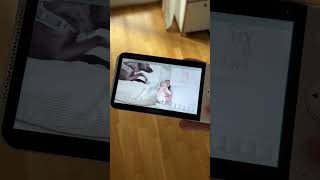 Daddy Tommis Adorable Duo Monitoring Baby S and Their Fur Baby with Babysense Max View [upl. by Aubree]