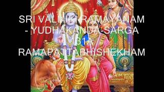 Sri Valmiki Ramayanam Yudha Kanda Sarga 131A  Sri Rama Pattabhishekam Chanting [upl. by Ide]