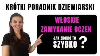 PD 1 Włoskie zamykanie oczek ITALIAN BIND OFF jak przyspieszyć [upl. by Gebhardt270]