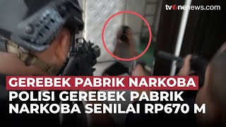 Polisi Gerebek Pabrik Narkoba di Bandung Temukan Barbuk Senilai Rp 670 Miliar  OneNews Update [upl. by Galan413]