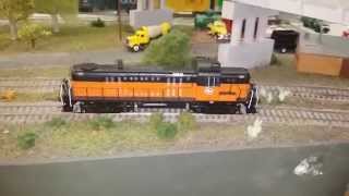 Milwaukee Road Alco RS3 Athearn DCC with Tsunami Sound [upl. by Lebaron]