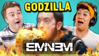 Eminem  Godzilla ft Juice WRLD  Adults React [upl. by Sielen196]