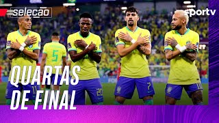 BRASIL X CROÁCIA  LUÍS CASTRO PREVÊ MUDANÇA TÁTICA NO MEIO DE CAMPO  SELEÇÃO CATAR  sportv [upl. by Ariamat]