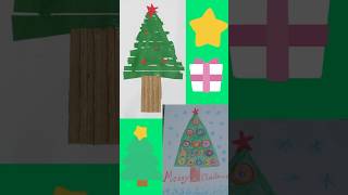 shorts diy chritmastree craft christmas easy fun kidd youtubeshorts [upl. by Ytomit749]