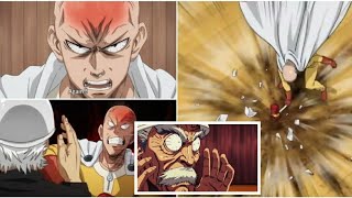 Saitama vs Silver Fang  Saitama Almost Killed Bang  One Punch Man [upl. by Samot473]