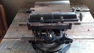 Edison Mimeograph Typewriter No1 [upl. by Abibah]