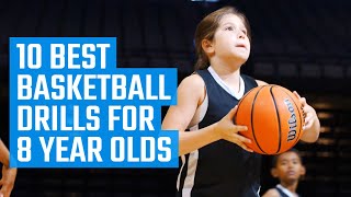 Best Basketball Drills for 8 Year Olds  Fun Basketball Drills by MOJO [upl. by Lledrac688]