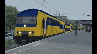 Train Simulator Schagen  Amsterdam Centraal with NS DDZ [upl. by Coplin]