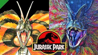 How The SPITTER Almost Looked In Jurassic Park  DILOPHOSAURUS Explained [upl. by Faustine]