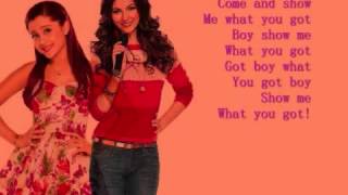 LA Boyz  Victoria Justice feat Ariana Grande  Lyrics On Screen Studio Version [upl. by Greggory]