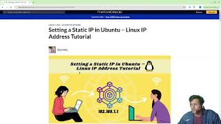 Day12 of 100DaysOfDevOps Configuring Static IP on Ubuntu 24 04 [upl. by Zahc514]