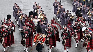 Royal Regiment of Scotland parade at Edinburgh Castle 2023 [upl. by Vera471]