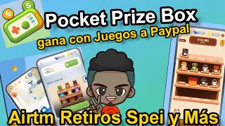 Pocket Prize Box Gana con Juegos a Paypal Airtm Retiros Spei y Mas 📱💵 [upl. by Zolly543]