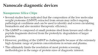 Nanoscale Diagnostic Devices I Nanoporous Silica Chips I Nanocantilever Arrays [upl. by Judsen647]