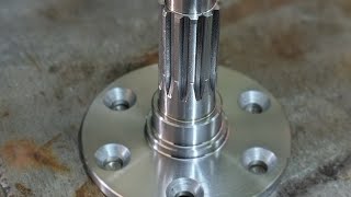 induction hardening process Axle [upl. by Mychal]