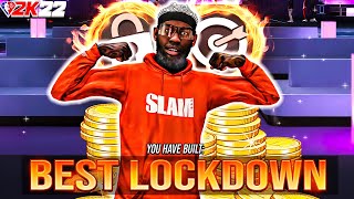 NEW BEST PERIMETER LOCKDOWN BUILD in NBA 2K22  BEST BADGES THE BEST SHOOTING LOCK BUILD NBA 2K22 [upl. by Eelibuj]