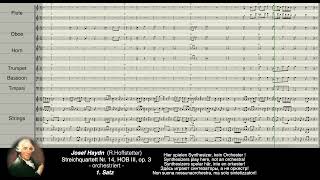 Haydn Digital Hoffstetter Streichquartett Nr 14 Hob III opus 3  orchestriert [upl. by Ambrosine633]