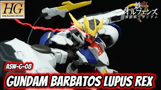 HG Gundam Barbatos Lupus Rex Redux Review  Gundam IronBlooded Orphans [upl. by Adien]