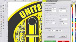 CorelDRAW tutorial color separations auto under base and choke with SimpleSeps [upl. by Ellinger]