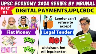 Economy Win24 Ep01 Digital Payment UPI Card Tokenization CBDC Cryptocurrency TheMrunalPatel [upl. by Biron72]