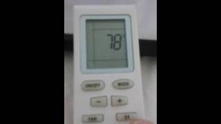 How to switch Remote Control from °F to °C quotCondorquot [upl. by Khichabia]