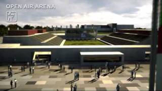 Venezia2020  il rendering del Quadrante Olimpico [upl. by Celinka]