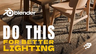 Easy Blender Lighting HACK Blender Tutorial [upl. by Snapp]