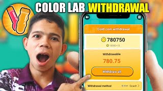 Paano mag withdraw withdraw sa color lab  Color lab tricks Full Guide [upl. by Mccallum]