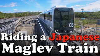 Riding Japans Only Maglev Train [upl. by Fitzger]