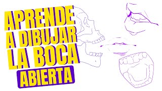 Cómo dibujar la boca abierta y no morir en el intento I Anatomía para artistas I Venegas Arte [upl. by Imefulo]