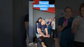 Thoracic Manipulation  манипуляция грудного отдела позвоночника мануальнаятерапия хиропрактика [upl. by Rennie437]