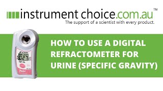 How to Use a Digital Refractometer For Urine Specific Gravity [upl. by Emiline972]